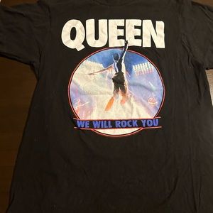 Queen We Will Rock You band T-shirt Freddy Mercury